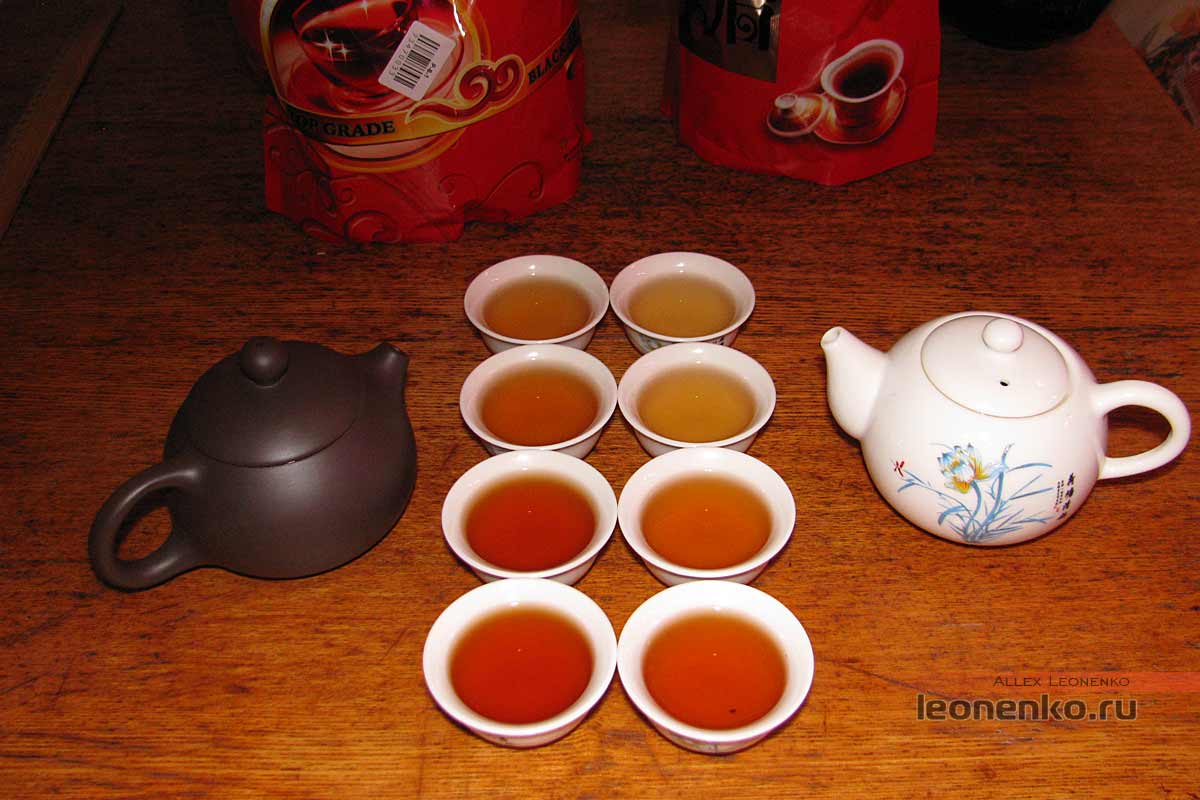 Уишаньский красный чай от фабрики Guoxi - готовый чай