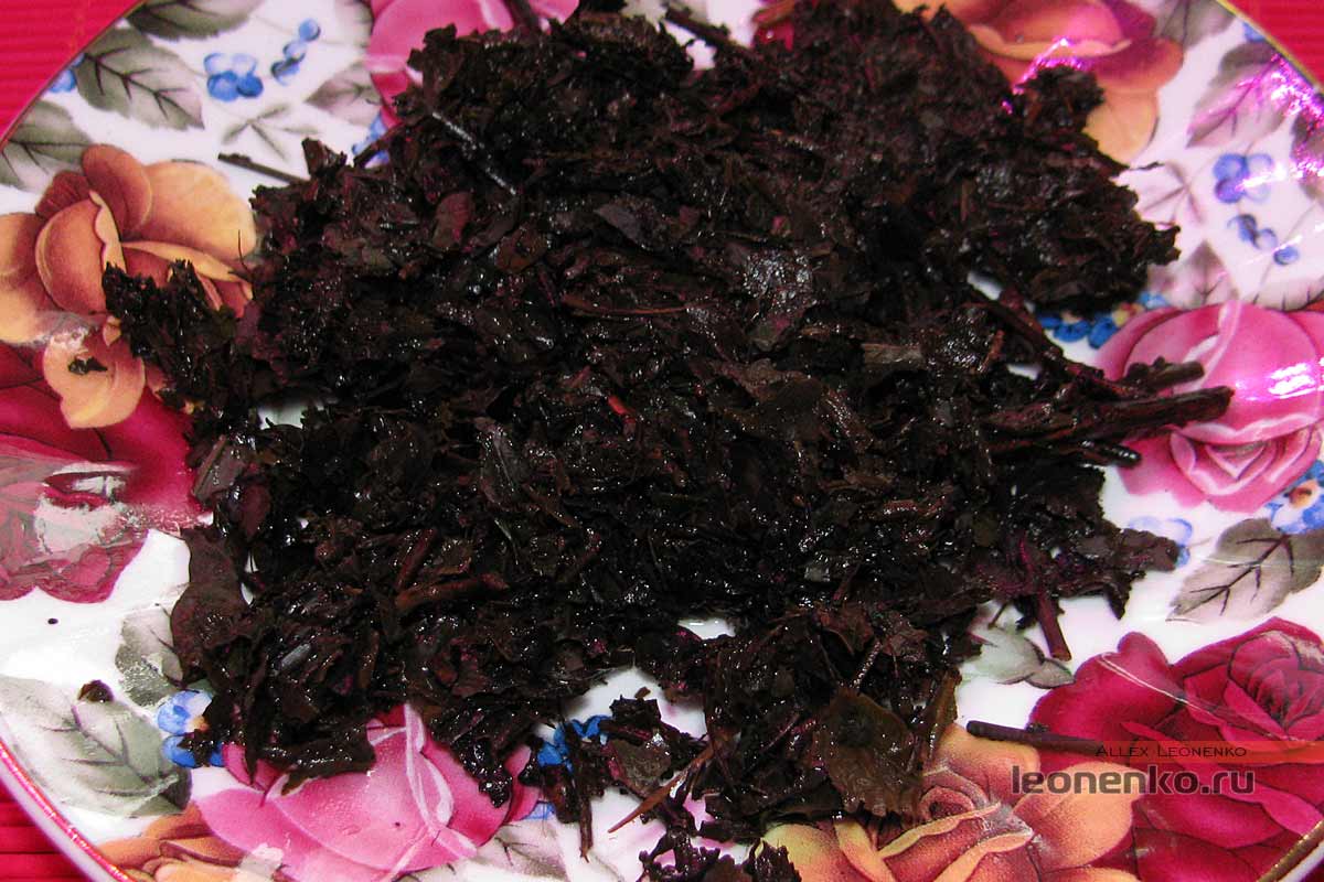 Фу Ча от Baishaxi – Аньхуанский черный чай - спитой лист