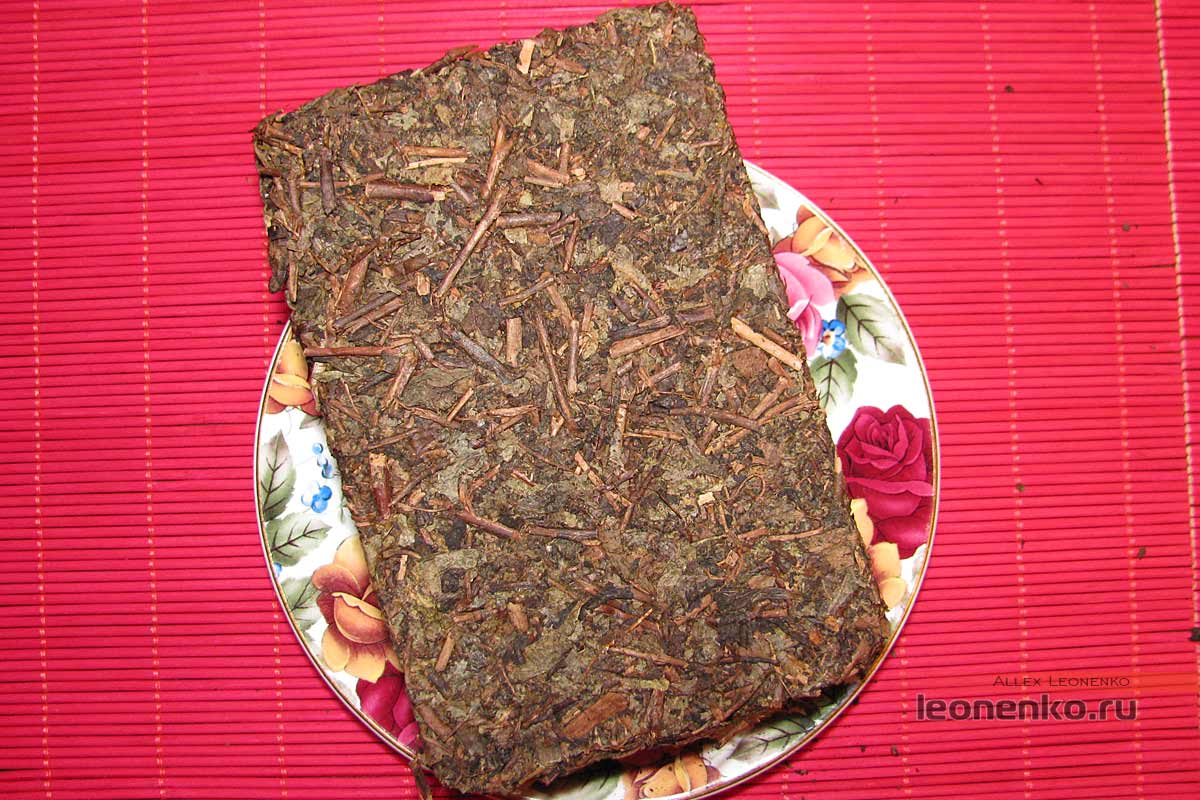 Фу Ча от Baishaxi – Аньхуанский черный чай - внешний вид