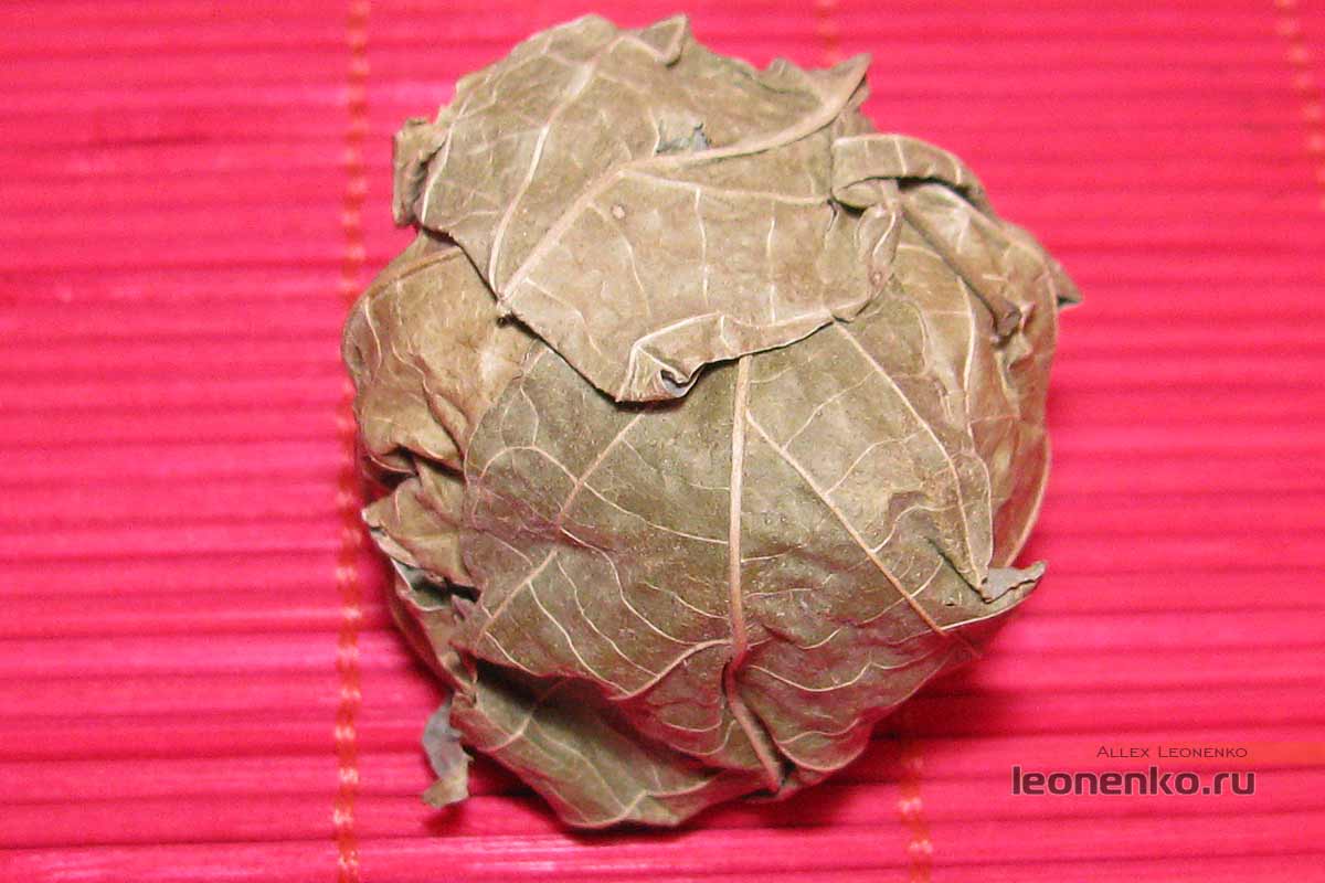 Чжэ Гу – дикий хайнаньский чай перед приготовлением