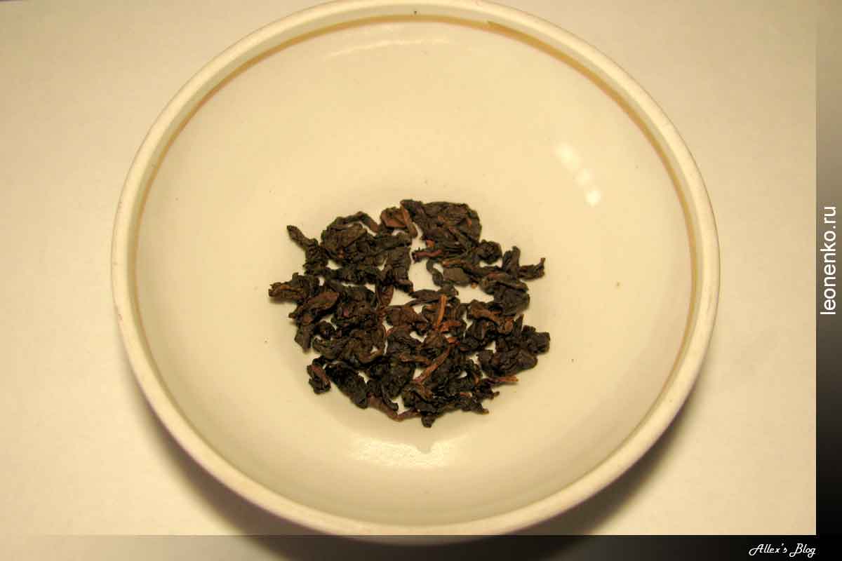Кофейный улун или Black oolong tea, Coffe flavor - приступаем к дегустации