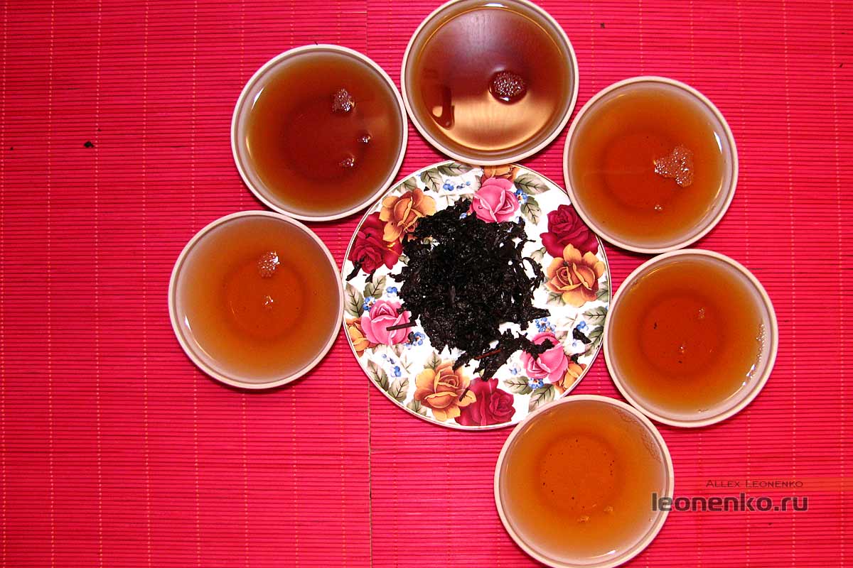 Прессованый Да Хун Пао – правда и домыслы - приготовленный проливами чай