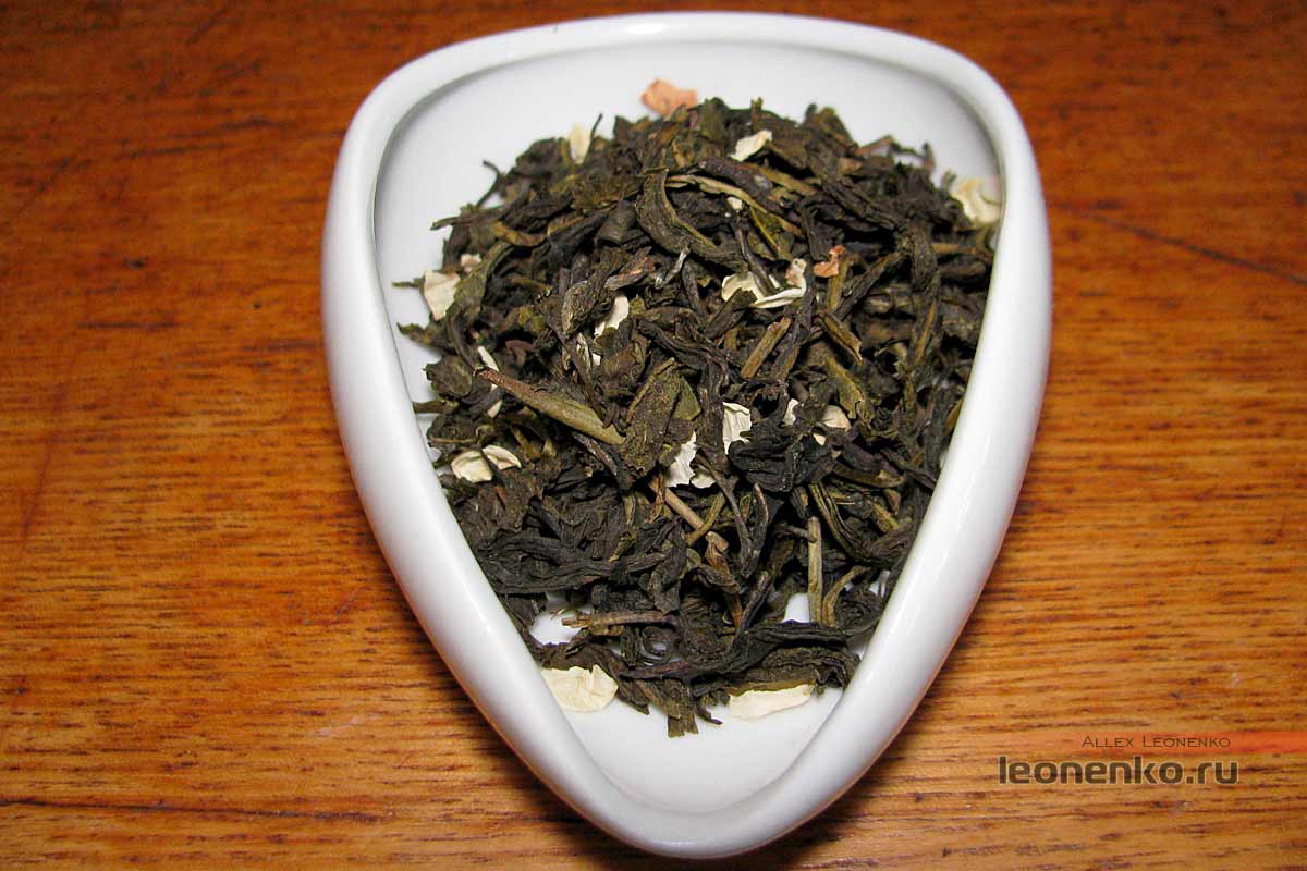 Жасминовый зеленый чай с Taobao - внешний вид