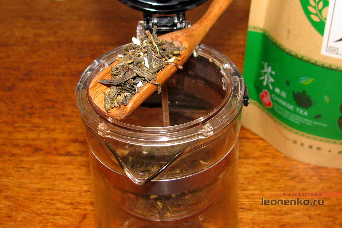 Жасминовый зеленый чай с Taobao - заваривание проливами