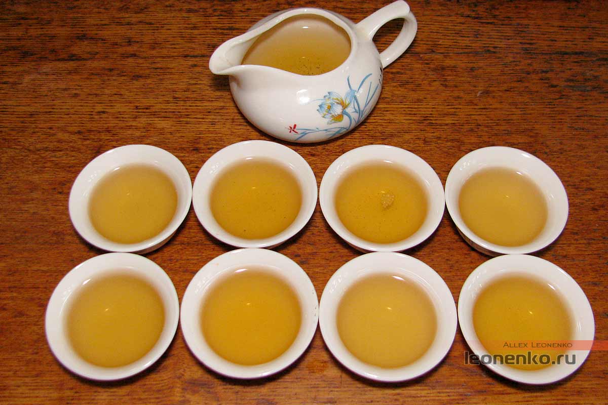 Жасминовый зеленый чай с Taobao - чай приготовленный проливами