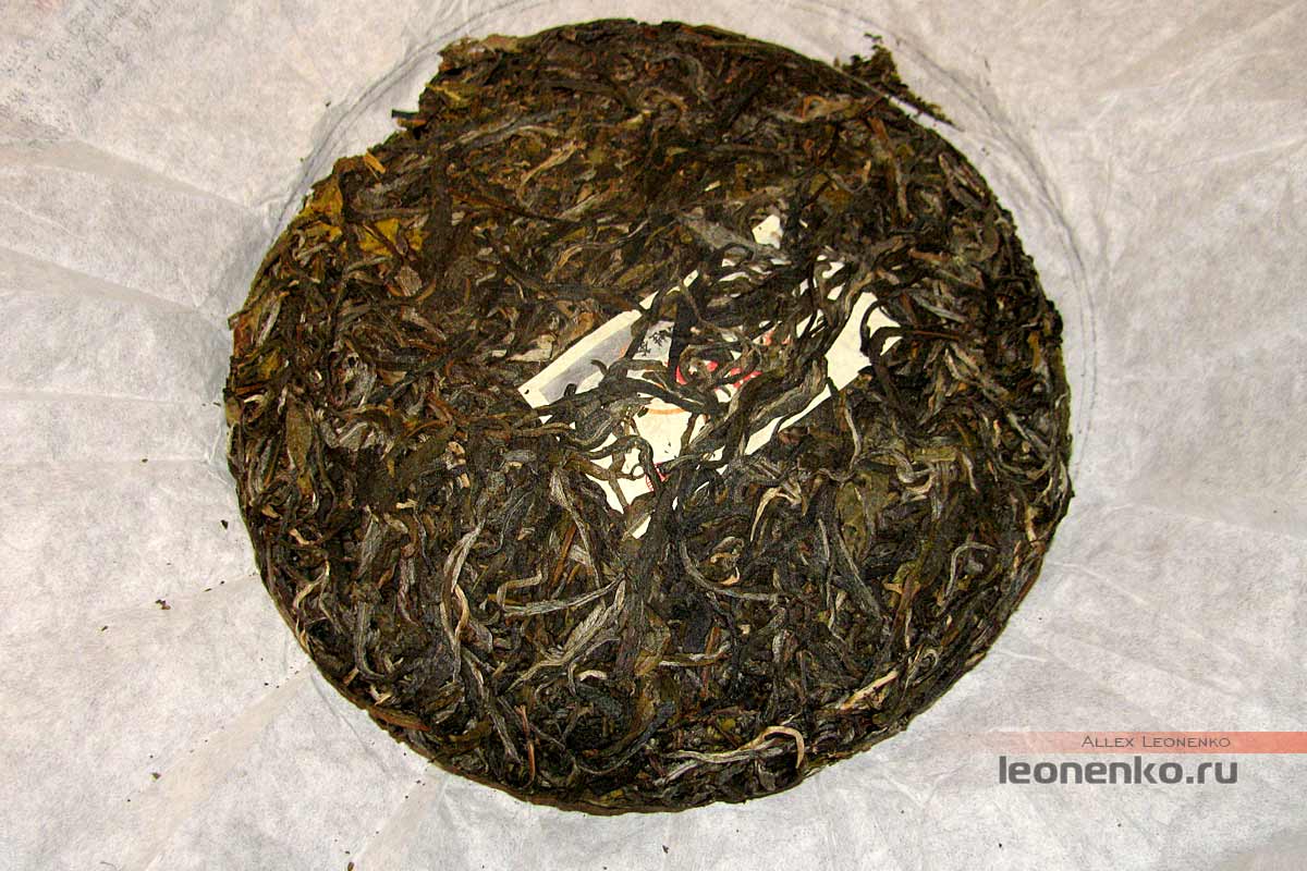 Шен пуэр от Pengcheng Tea Factory - контрольная марка присутствует