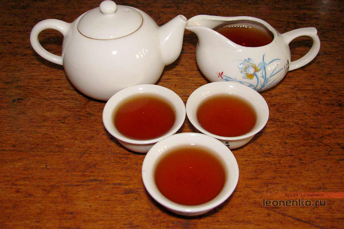 Дянь Хун «Львиная голова» 2017 года от Hongde Tea  - готовый чай