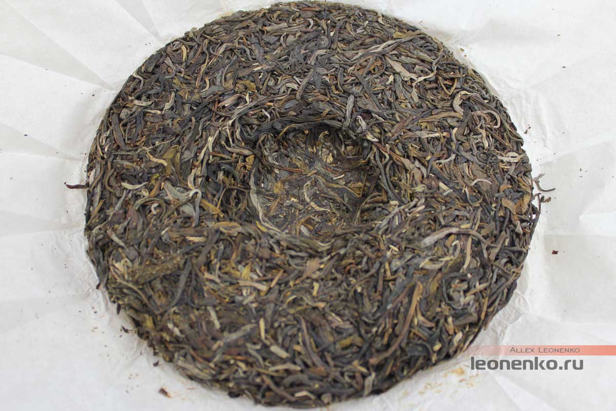 Шен Пуэр Бяньцзин, «Пограничный», чай из лаосского сырья, блин