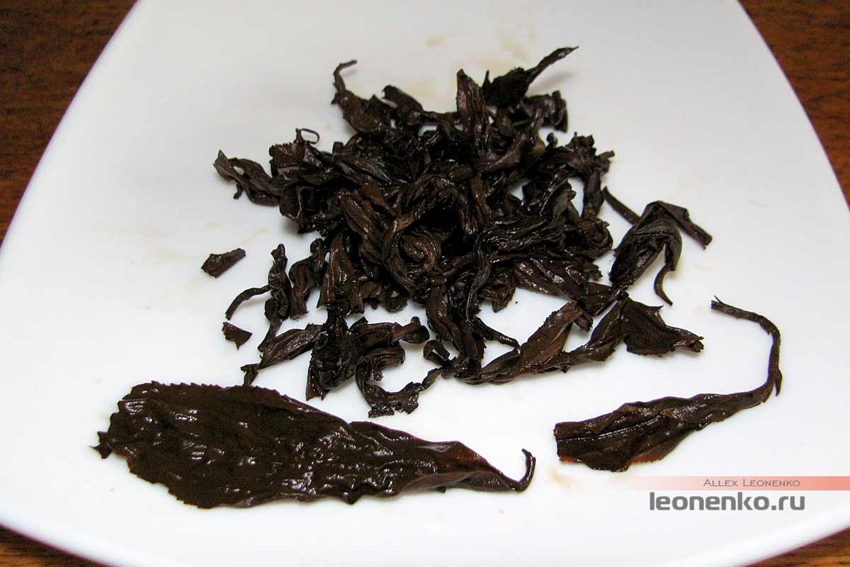 Красный чай Фэн Цин от фабрики CaiCheng - спитой лист