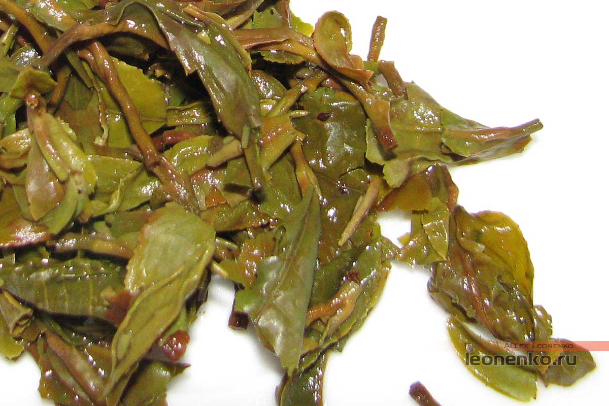 Черный чай Гумти Особый Весенний - спитой лист крупно