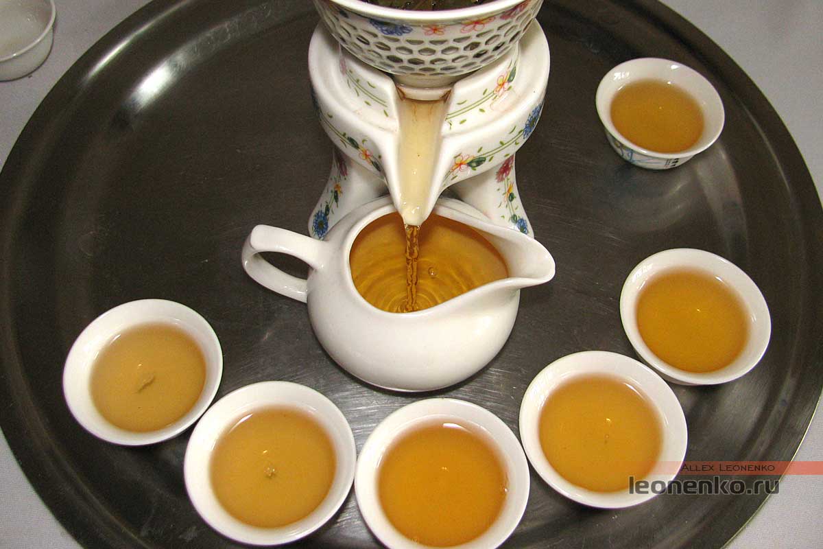 Черный чай Гумти Особый Весенний - приготовление проливами