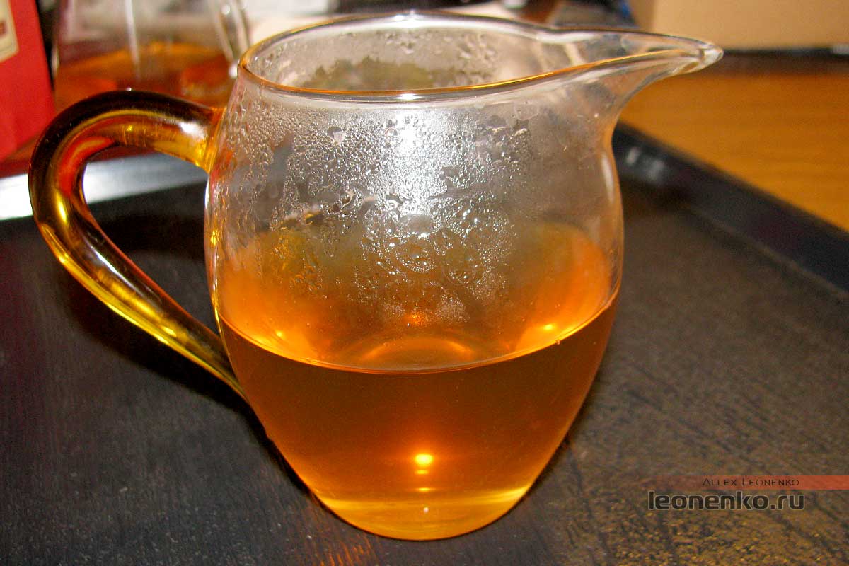 Шен Пуэр Кэбу - чай при остывании