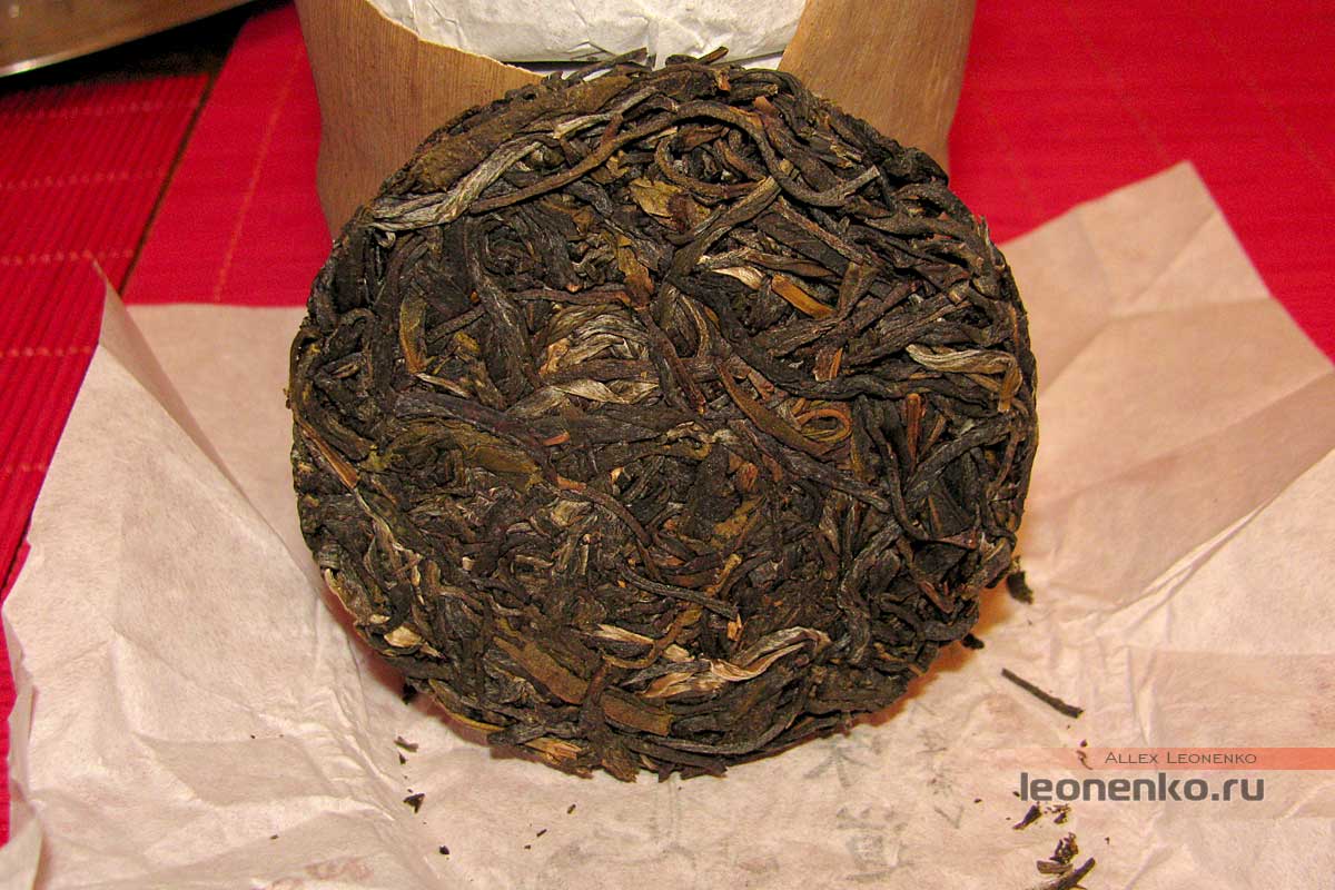Шен Пуэр «Чжи Цзинь Вейдао» от Пу Чжи Вей  - внешний вид чая