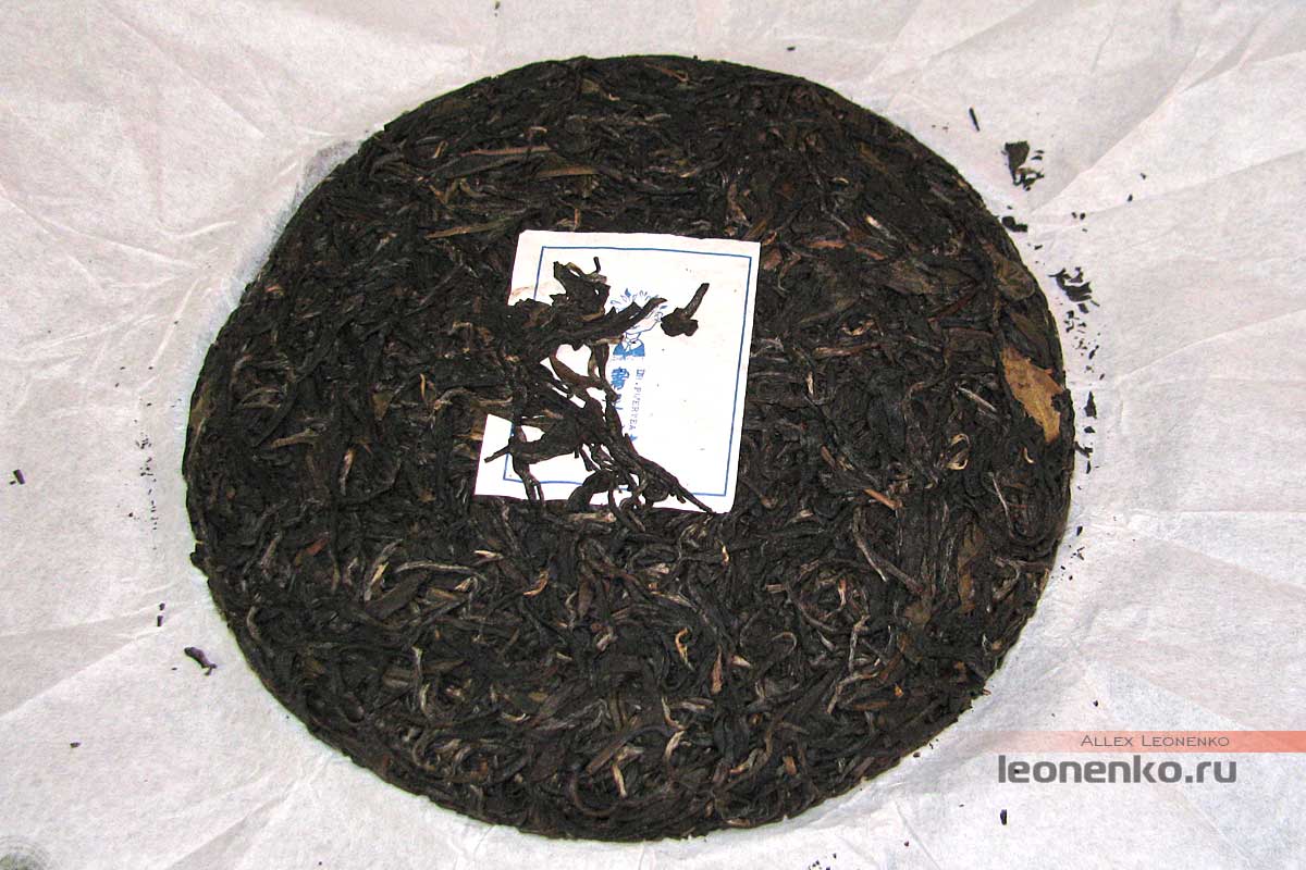 Фиолетовый шен пуэр Цзыцзюань от «Ботаника» - чайный блин